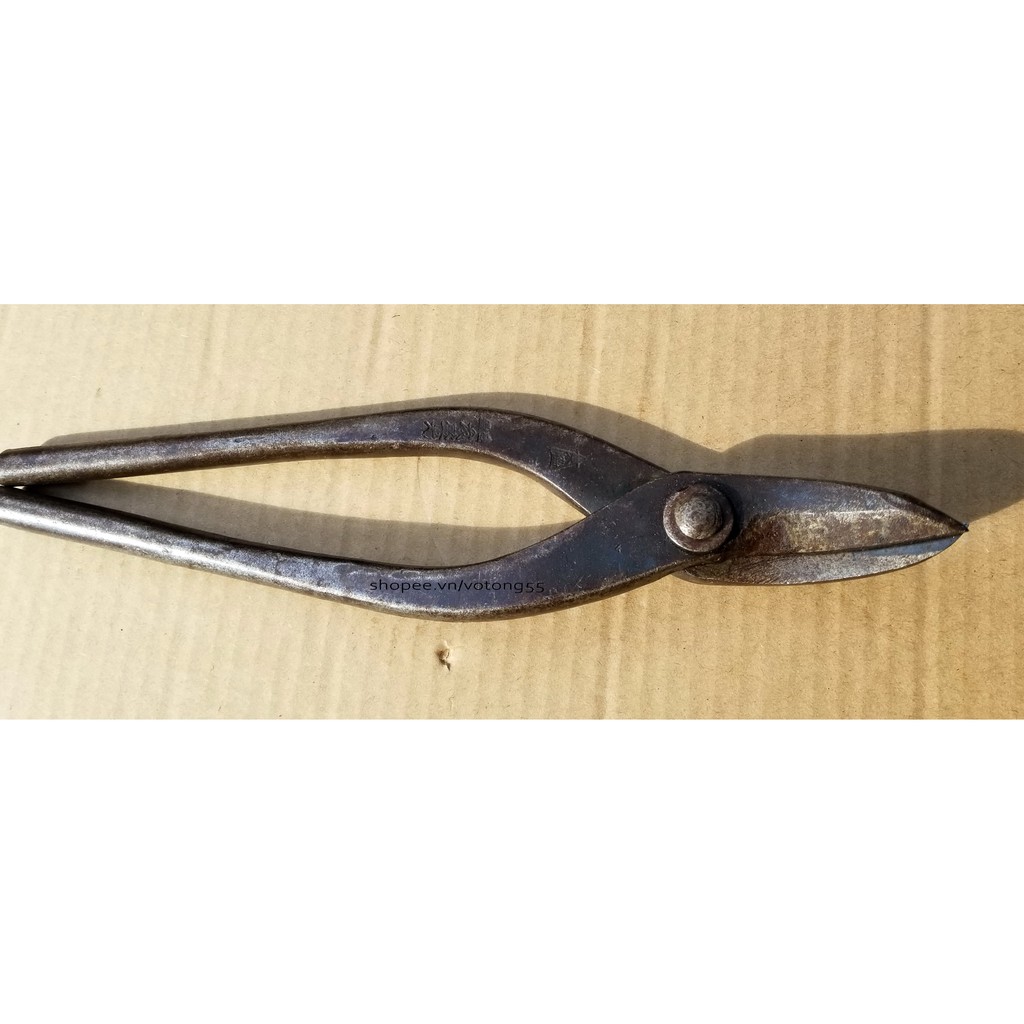 Kéo cắt tôn mũi cong dài 27cm hàng bãi Nhật