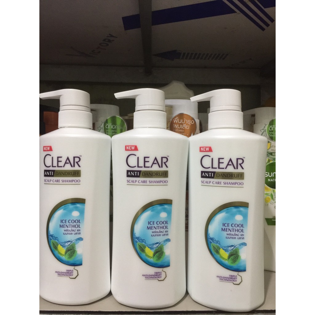 Combo 6 chai gội Clear 400ml Thái Lan