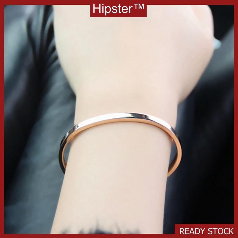 Vòng tay thời trang mạ vàng đơn giản chất lượng cao thích hợp cho cặp đôi