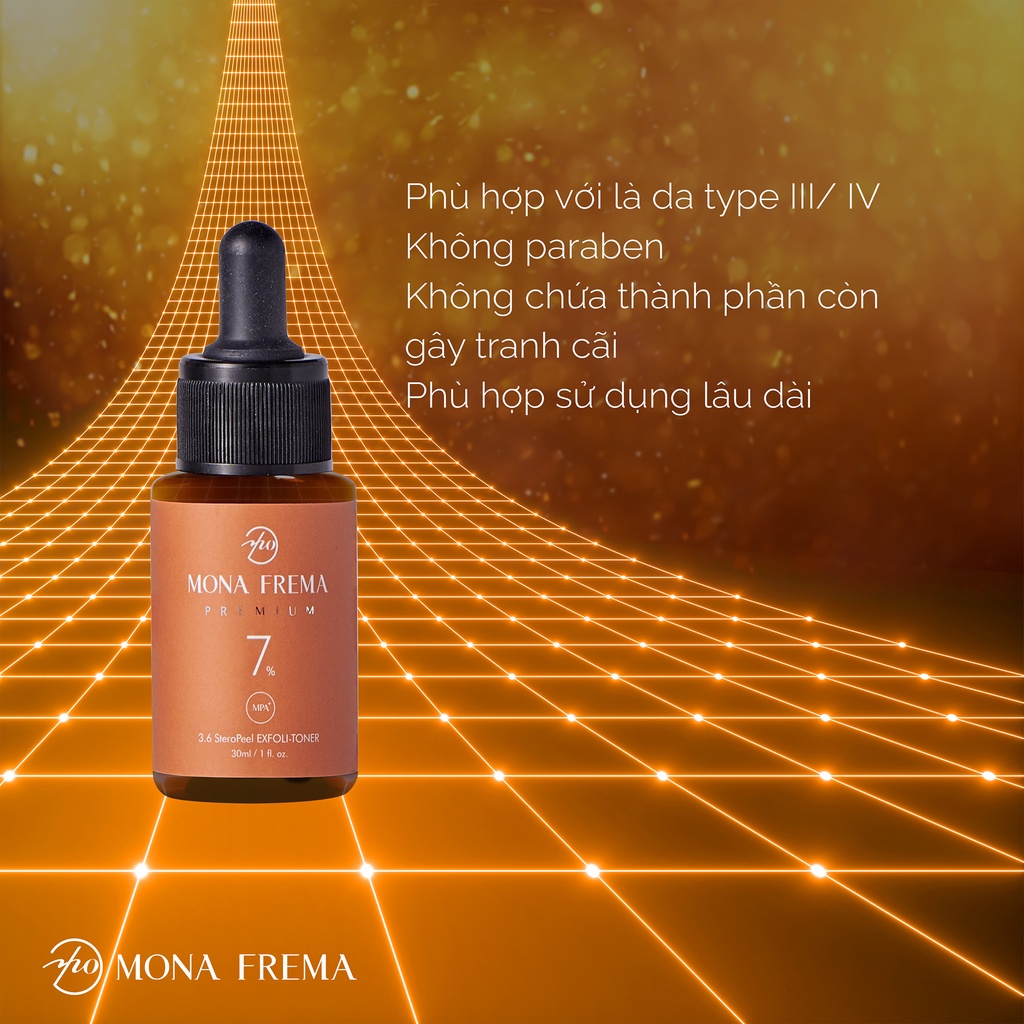 Tấy Tế Bào Chết Mona Frema MPA 3.6 SteroPeel Exfoli- Toner 7% 30ml