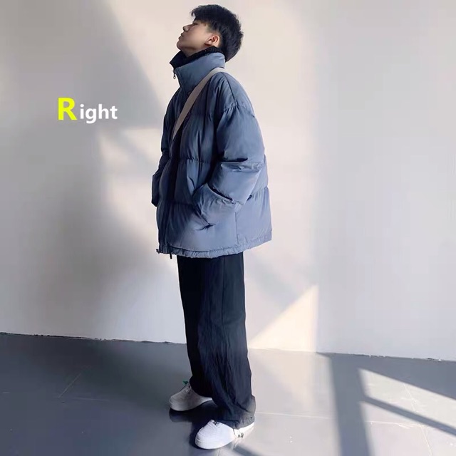 Áo khoác phao béo nam nữ ulzzang