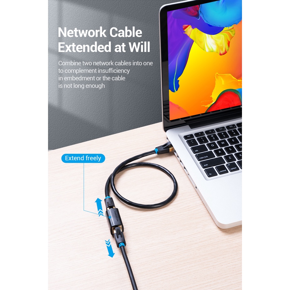 Đầu nối dài cáp mạng Cat7 Vention IPWB