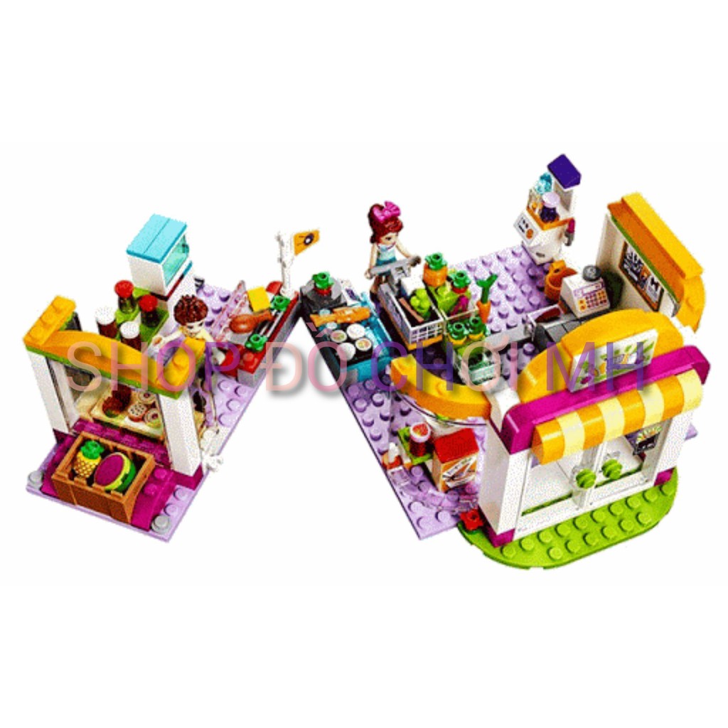 đồ chơi lego xếp hình lắp ráp lari Friend 10494 - Mia & Daniel đi Siêu Thị Mua Sắm