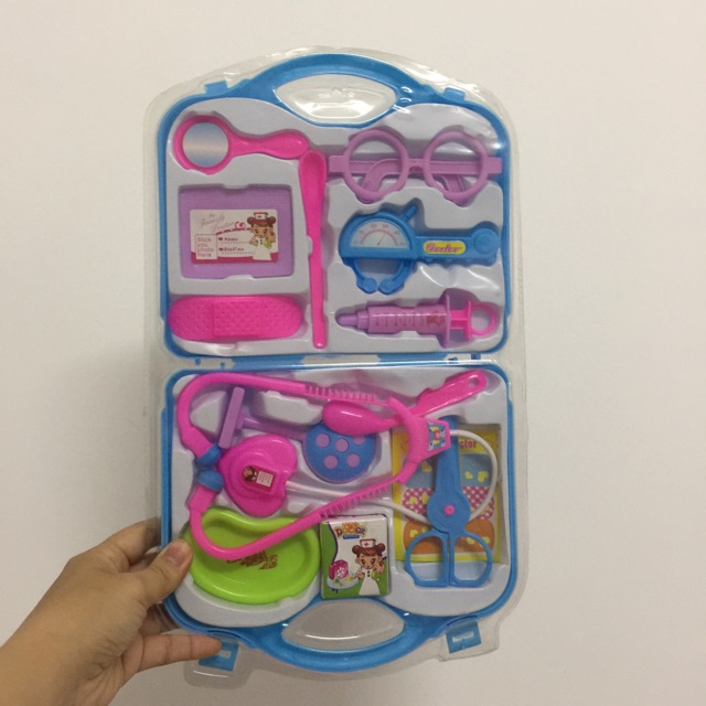 Bộ đồ chơi vali bác sĩ 14 món an toàn dành cho bé trai bé g XF7769-H
