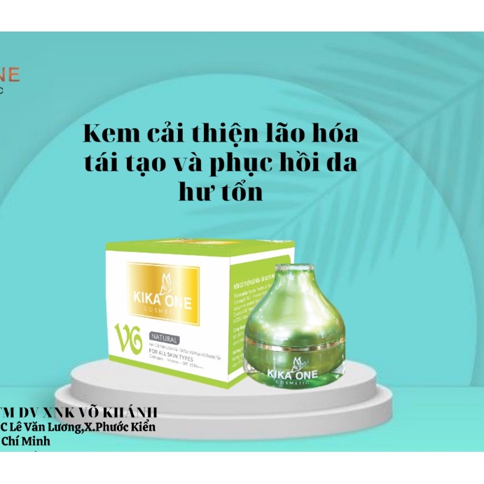 KEM KIKA ONE CẢI THIỆN LÃO HÓA - TÁI TẠO VÀ PHỤC HỒI DA HƯ TỔN 35g