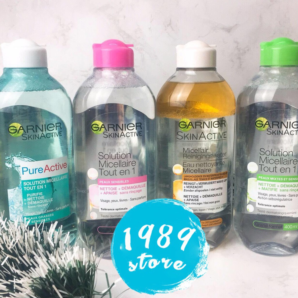 {1989store}Nước tẩy trang Garnier Nội Địa Pháp 400ml
