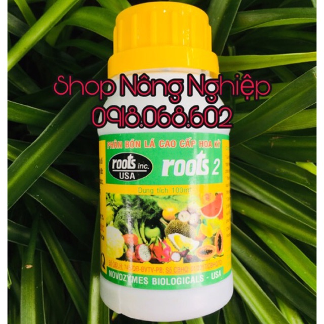 Phân bón lá, rễ Roots 2 nhập khẩu Mỹ 100ml