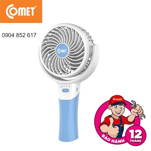 Quạt mini Cầm Tay tích điện sạc pin Comet CRF0904 công suất 3W