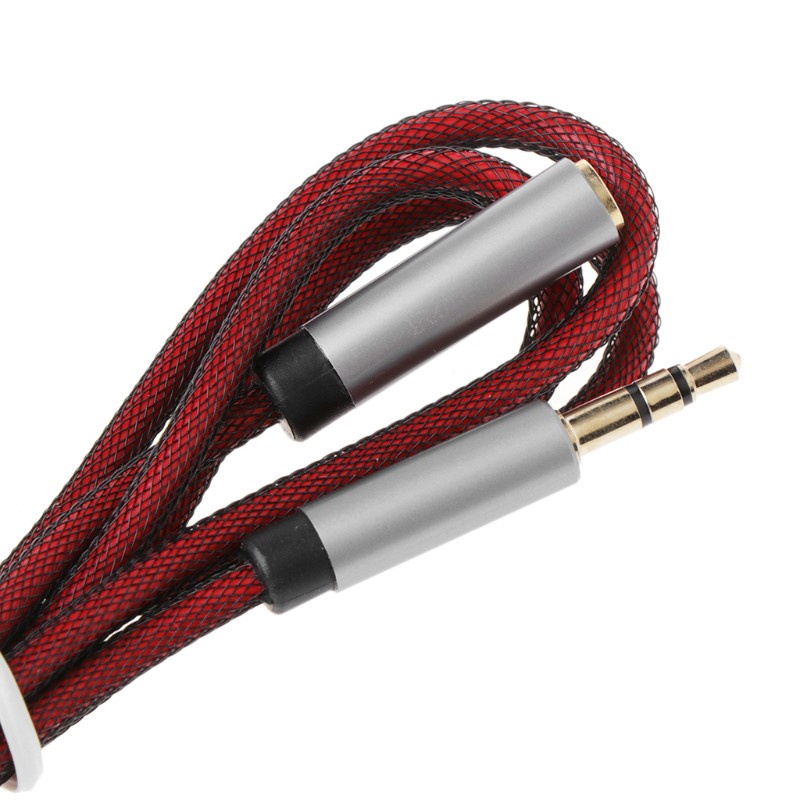 Dây cáp nối dài tai nghe giắc cắm 3.5mm cho Xiaomi Huawei Samsung Htc