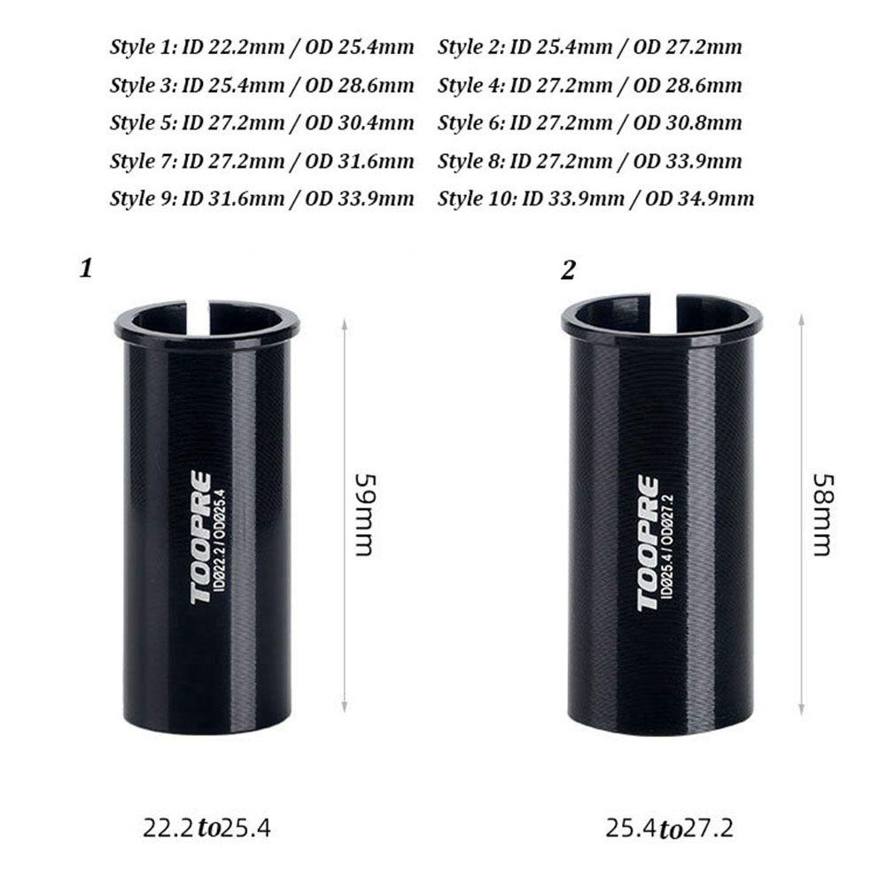 Ống Trụ Yên Xe Đạp Giảm Thanh Bằng Hợp Kim Nhôm 22.2 / 25.4 / 27.2 / 28.6 / 31.6mm