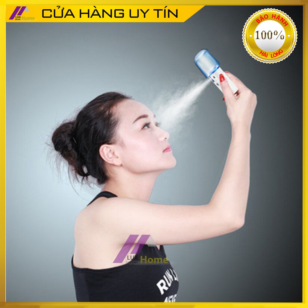 Máy xông mặt mini, có pin sạc, bổ sung độ ẩm, bổ sung khoáng