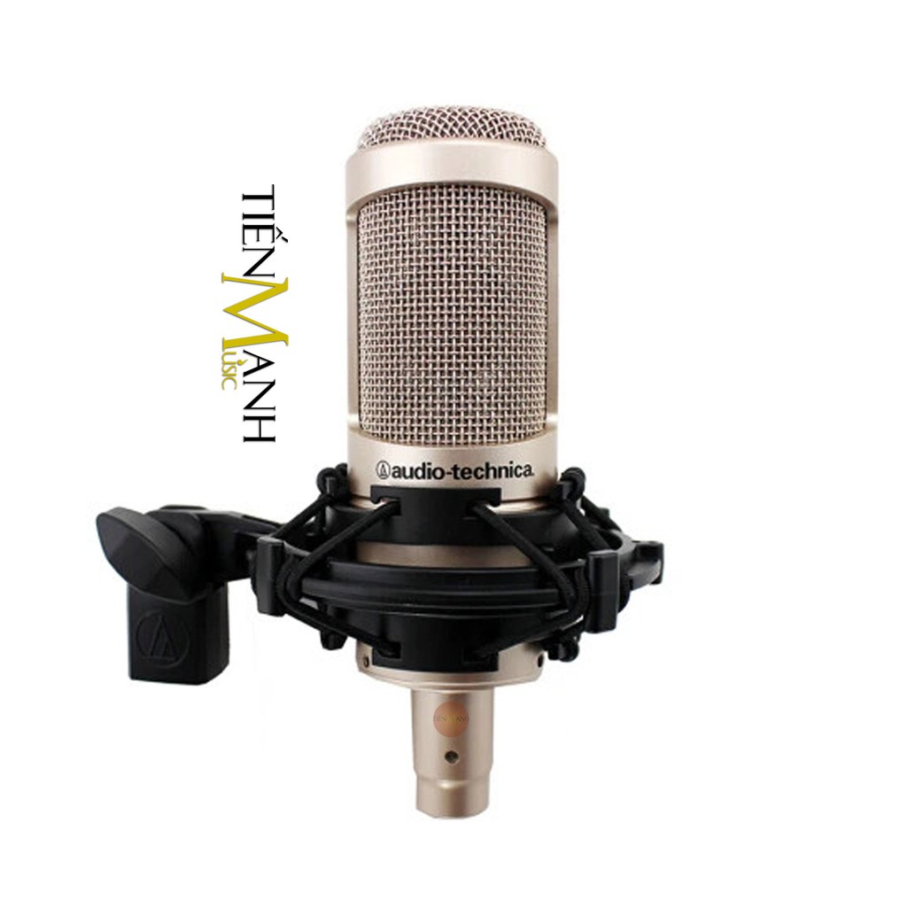 [Tặng Cable, Chính hãng] Micro Audio Technica AT2035 (Màu Gold) - Mic Thu Âm Phòng Studio, Microphone Cardioid AT-2035