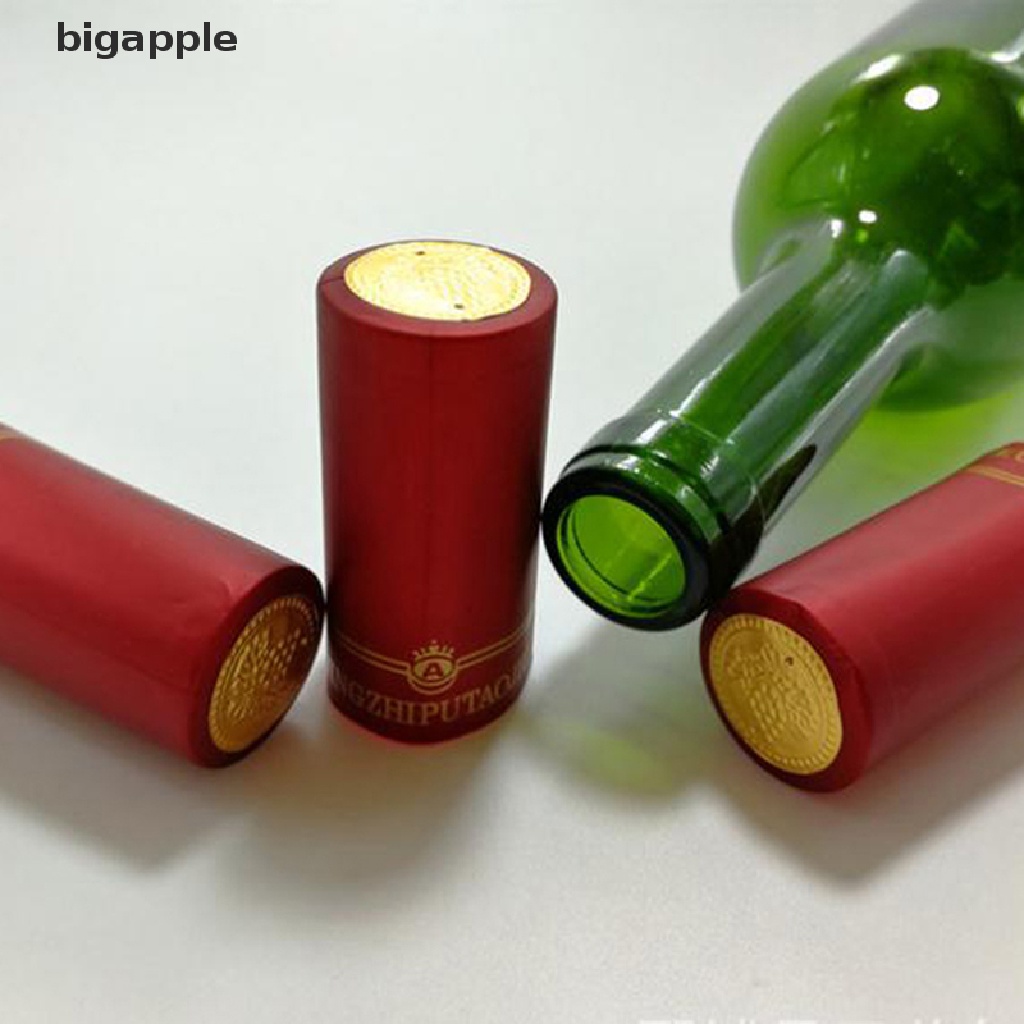 Set 10 Nắp Đậy Chai Rượu Vang Bằng Nhựa PVC Cách Nhiệt Tiện Dụng