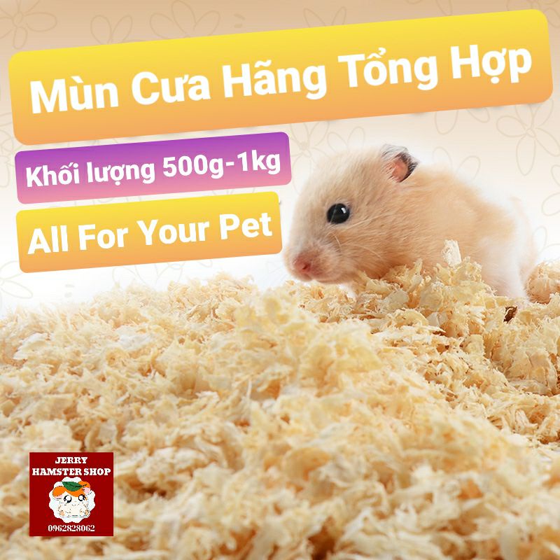 Tổng hợp mùn hãng tốt lót chuồng cho Hamster và thú cưng nhỏ