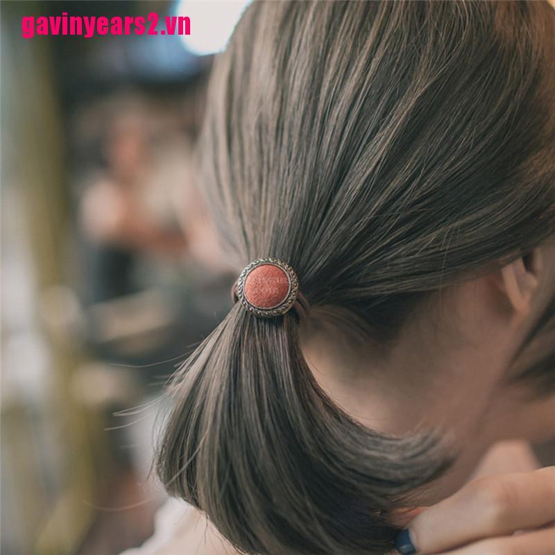 Bộ 2 Dây Cột Tóc Phong Cách Vintage Thời Trang