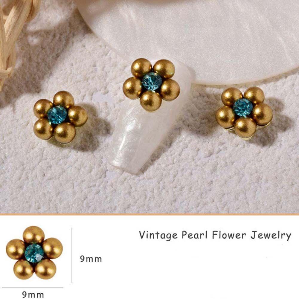 OCEANMAP Phụ Kiện Trang Trí Móng Tay 3D Bằng Hợp Kim Sang Trọng DIY