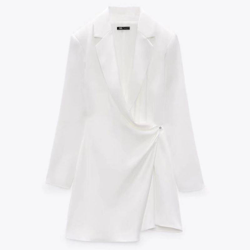 Váy vest lụa vắt eo ZR