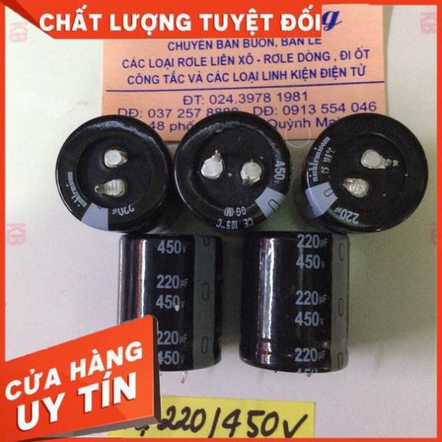 [Shop Uy Tín] Tụ lọc nguồn 220M/450 v giá cho 5 chiếc [FreeShip]