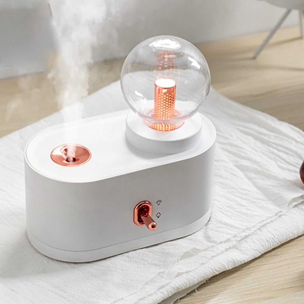 Uareliffe Độ ẩm không khí Có đèn ngủ 350ml Mute Máy phun sương không dây Máy phun lọc không khí mini gia đình mùa hè USB có thể sạc lại Máy tạo độ ẩm sương mù lớn Máy phun 2 chế độ phun