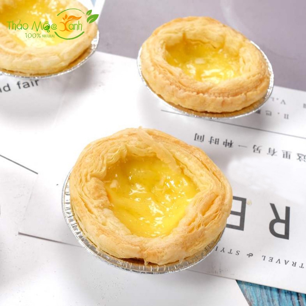 Set 100 Khuôn giấy bạc Làm Bánh Tart Bằng Lá Nhôm Tiện Dụng