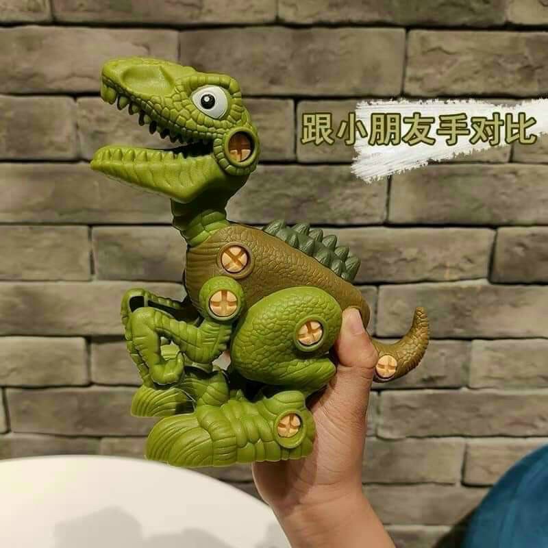 Sét 4 Chú Khủng Long Lắp Ghép Size Lớn, Đồ Chơi Lắp Ráp