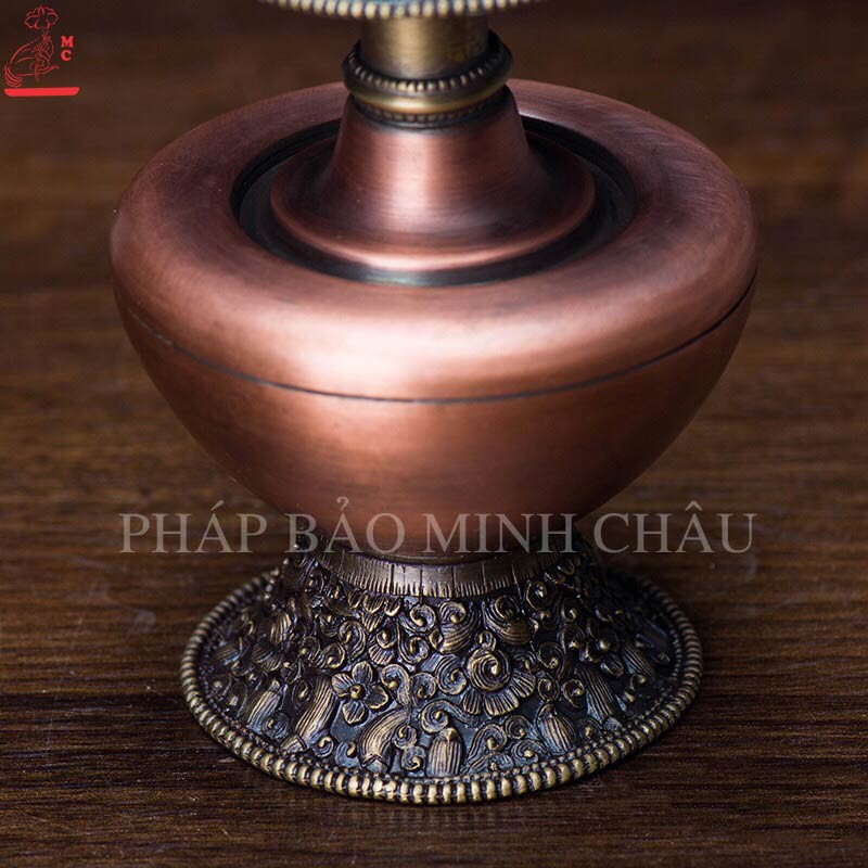 BÌNH SÁI TỊNH KHÔNG VÒI TO - NHỎ (ĐỎ ĐỒNG)