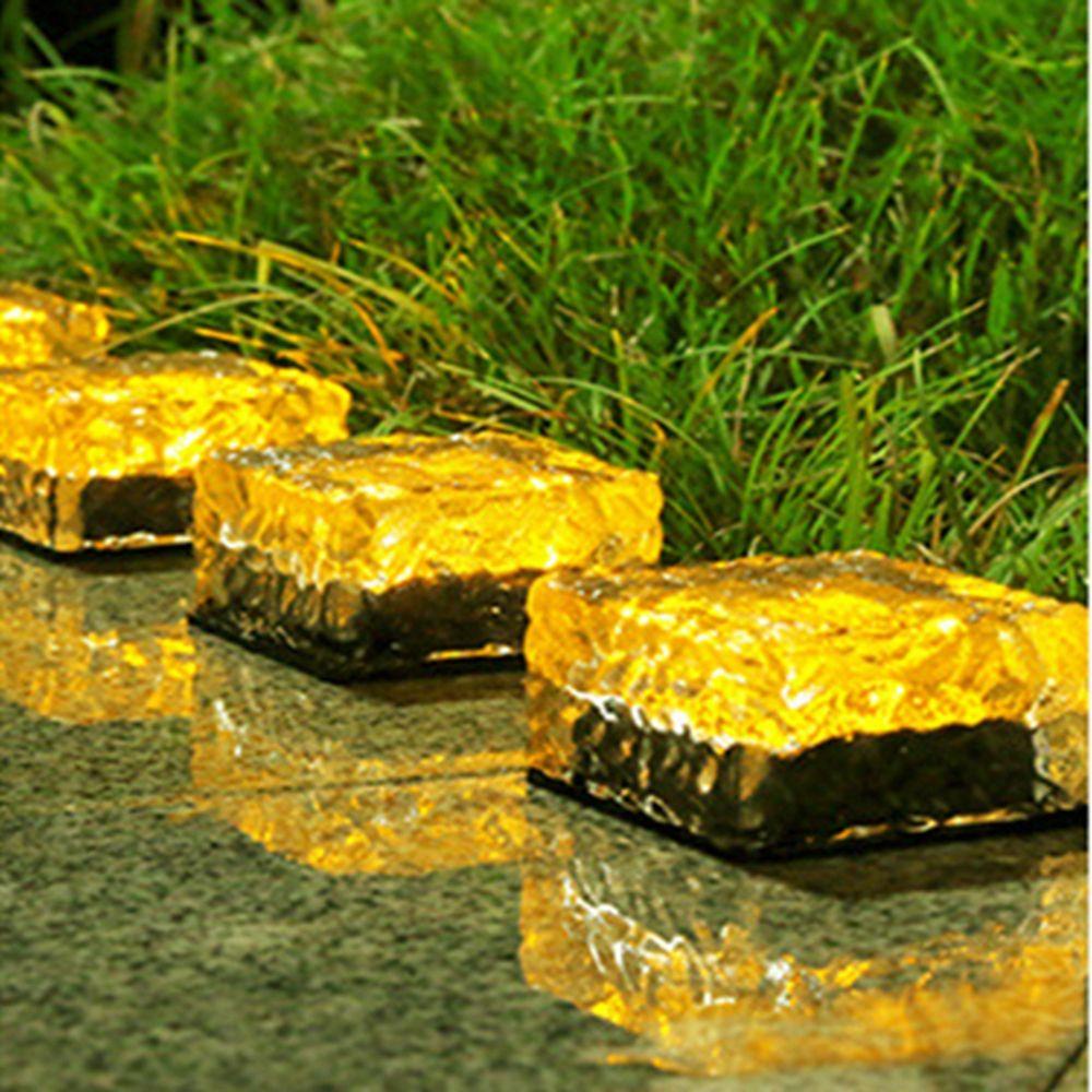 YIYU Đèn LED Hình Khối Đá Chống Thấm Nước Trang Trí Cầu Thang Sân Vườn