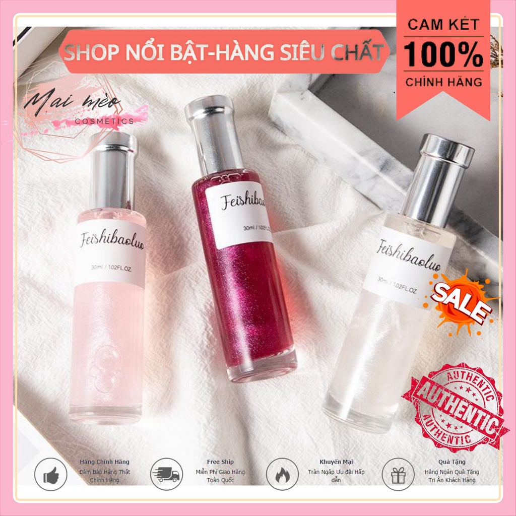 Body Mist, Nước Hoa FEISHIBAOLUO có nhũ
