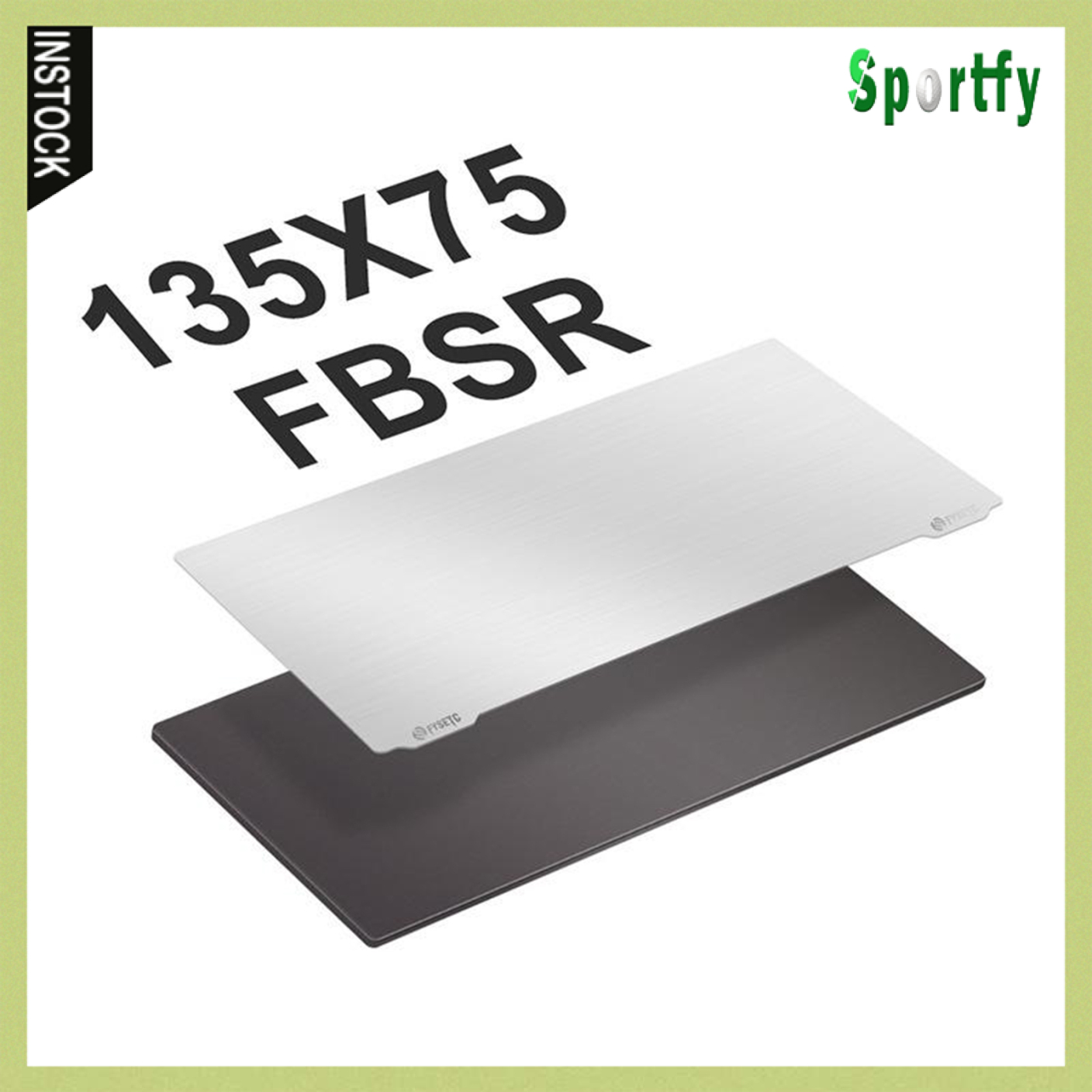 Sportfy Flexible Steel Plate + Magnetic Sheet Base for Photon 135x80mm 135 X 75mm