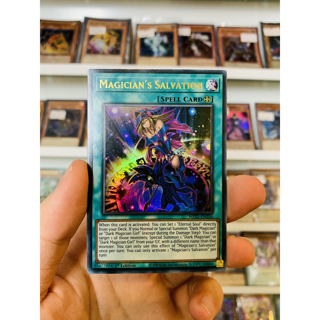 Thẻ Bài Lẻ YugiOh! Mã MP21-EN256 - Magician's Salvation - Ultra Rare - 1st Edition