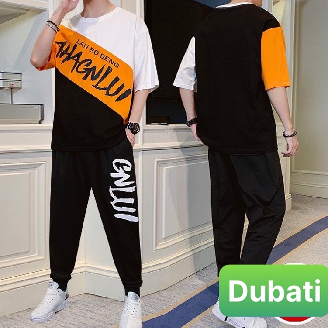 ĐỒ BỘ THỂ THAO LANBO DÀI TREND MÙA HÈ, ĐỒ BỘ THỂ THAO NAM, CHẤT VẢI MỀM MỊN THOÁNG MÁT- DUBATI FASHION