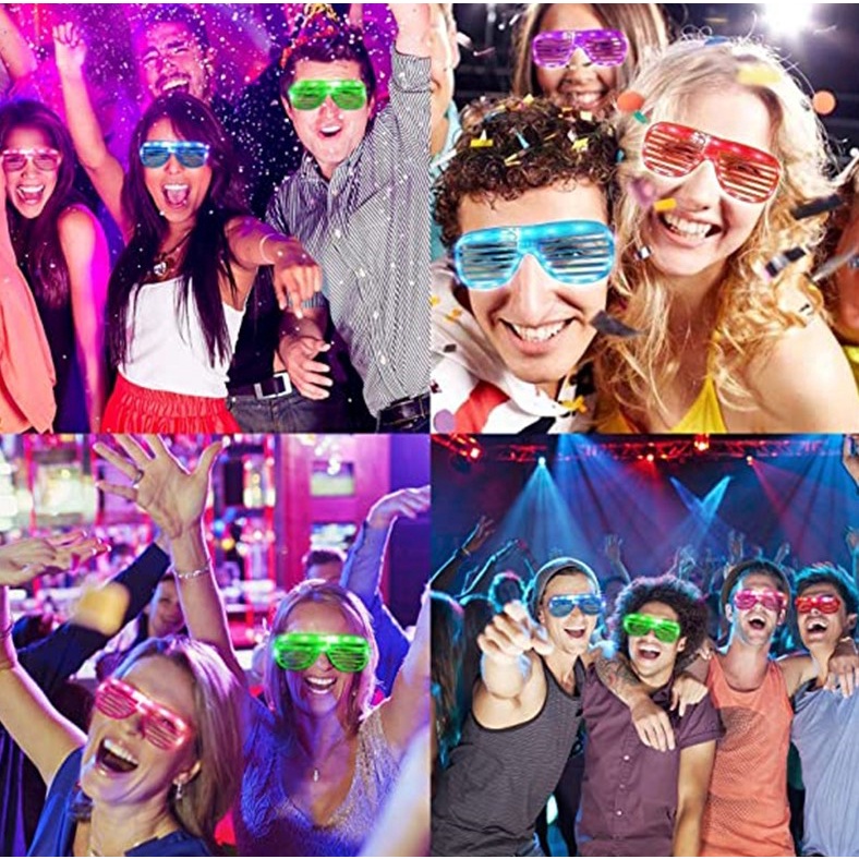 RUNNY LED Flashing Head Toys Glowing Glasses Play in the Dark Shiny Kids Night Toys