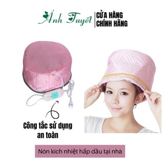 Nón ủ tóc/hấp dầu kích nhiệt sử dụng tại nhà tiện lợi, cao cấp, an toàn