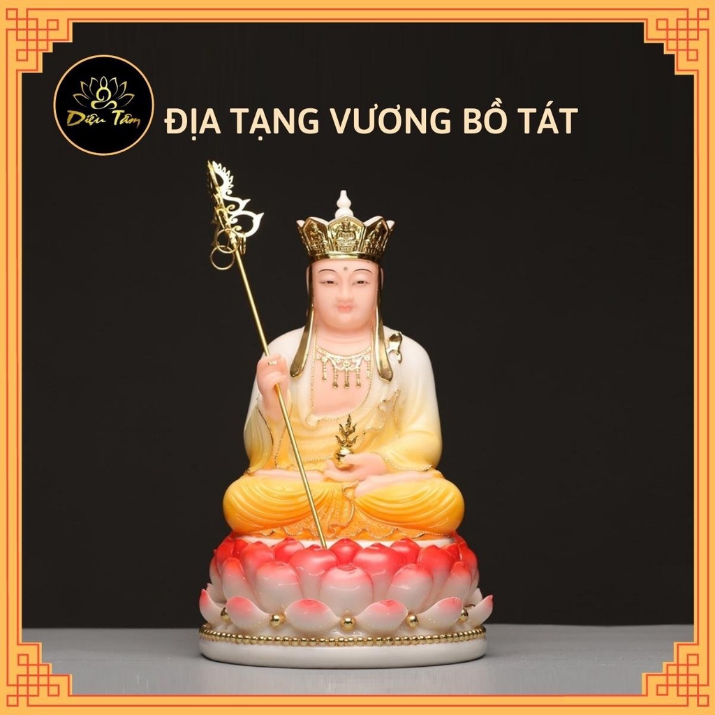 Tượng phật quan âm bồ tát,tượng phật thích ca mô ni, tượng phật địa tạng vương bồ tát ta bà tam thánh kích thước 19x30cm