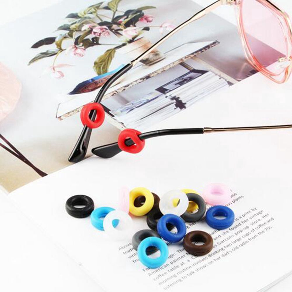 Set 10 Cặp Móc Tai Silicon Chống Trơn Tuột Đeo Mắt Kính