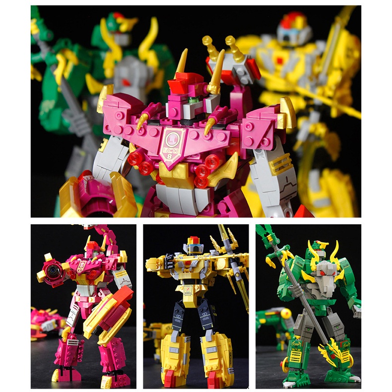 Đồ chơi lắp ráp cho bé Mẫu 12 chòm sao có thể biến thành robot với hơn 450 chi tiết nhựa ABS