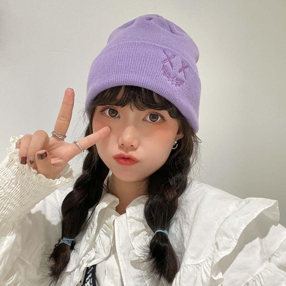 Mũ Dệt Kim Màu Sắc Đơn Giản Phong Cách Hip Hop Hàn Quốc Cá Tính Cho Nam