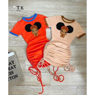 [FREESHIP] Thời trang trẻ em - Váy Đầm bé gái ôm body thời trang, sành điệu, thun cotton - Socnaukids (Màu Đỏ) (210574)
