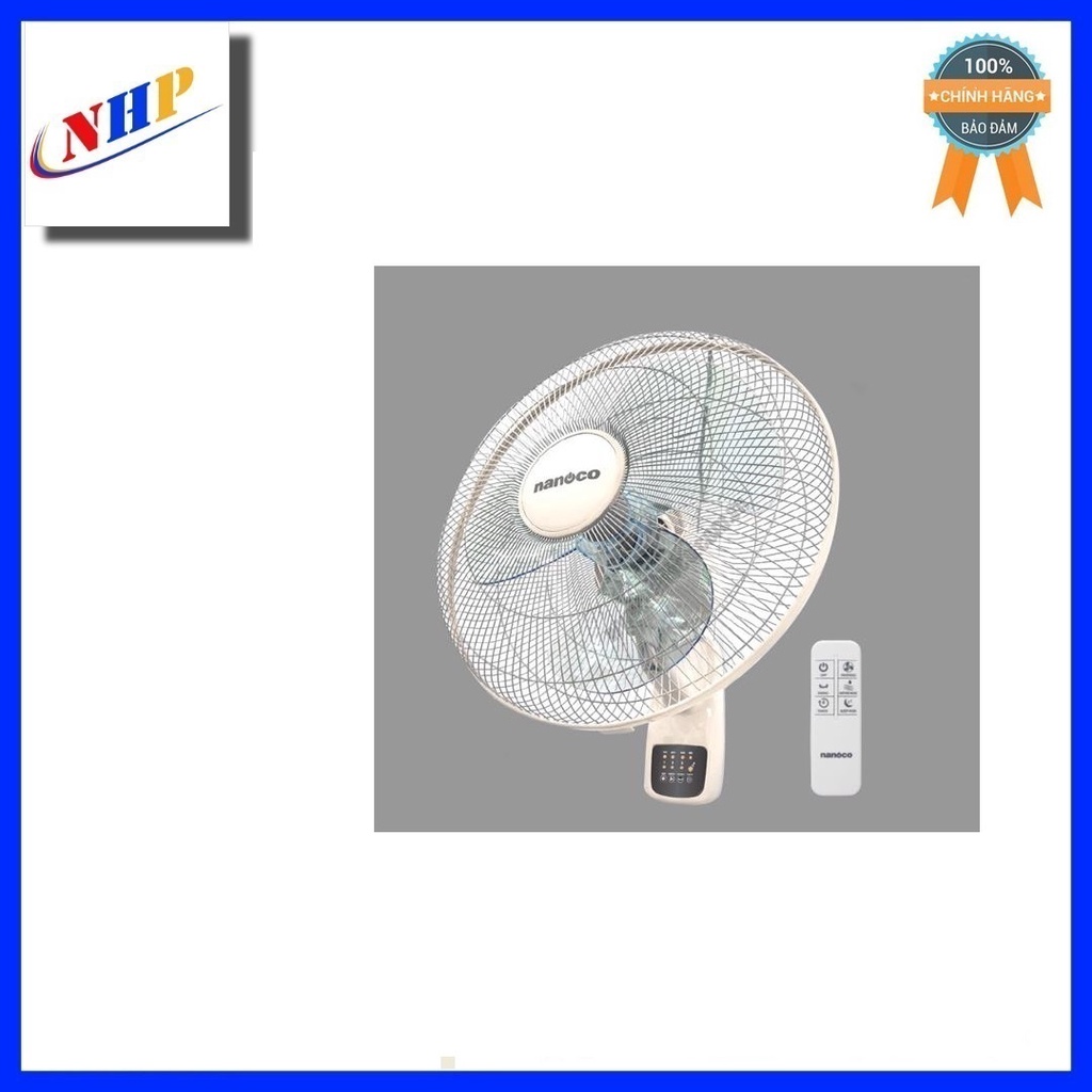 Quạt treo tường Nanoco có remote NWF1610RC