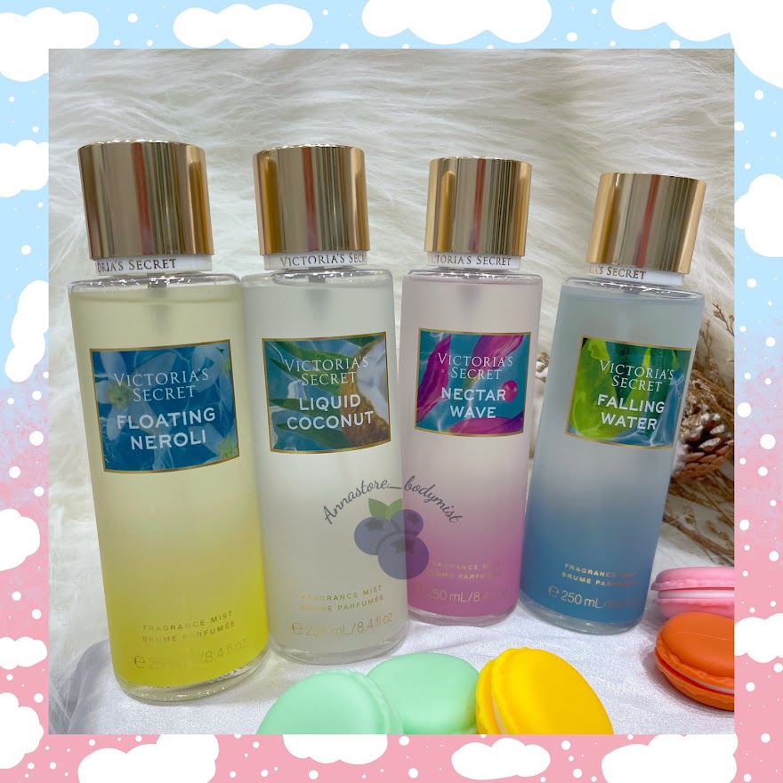 Floating Neroli / Liquid Coconut / Nectar Wave / Falling Water Xịt Thơm Toàn Thân Victoria Secret