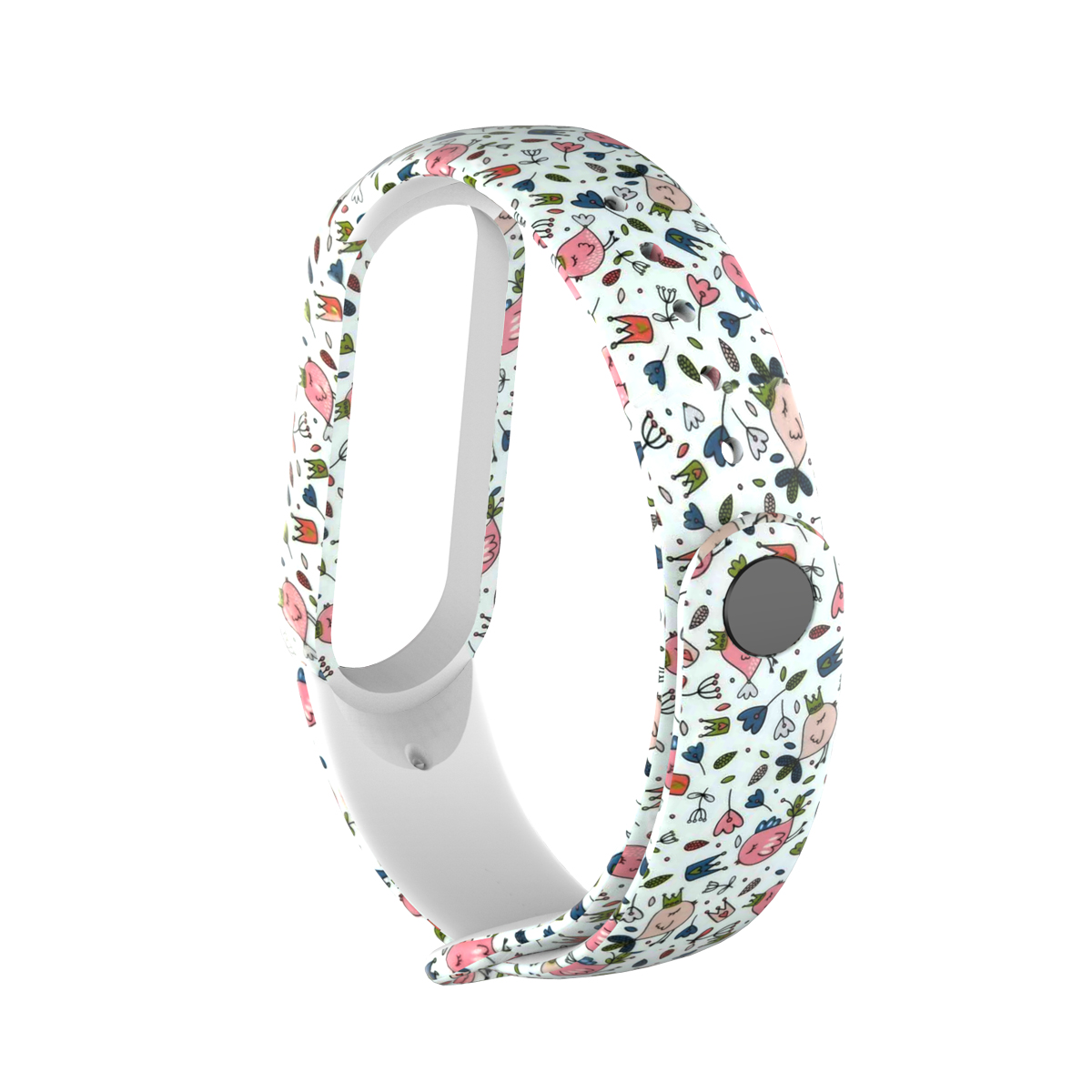 Dây Đeo Silicon Màu Rằn Ri Dành Cho Đồng Hồ Thông Minh Xiaomi Mi Band 5 Miband 5 6