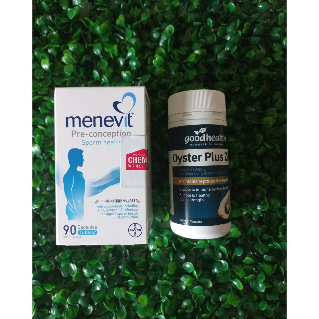 Combo Menevit + Tinh chất hàu
