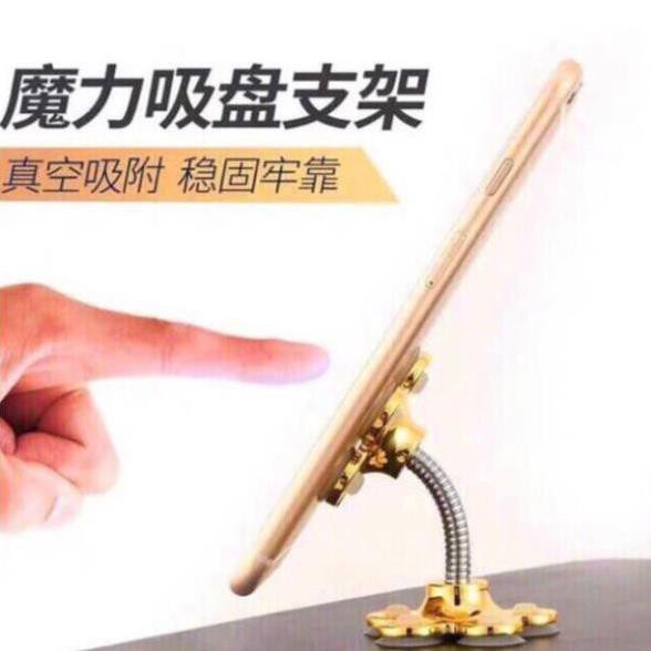 KẸP ĐIỆN THOẠI 2 ĐẦU HÚT CHÂN KHÔNG HÌNH BÔNG HOA | BigBuy360 - bigbuy360.vn