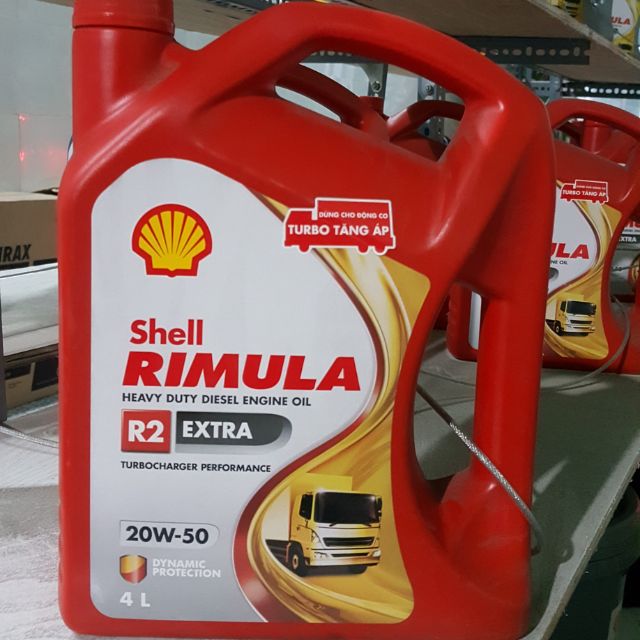 nhớt Shell RIMULA 20w50 dùng xe tải