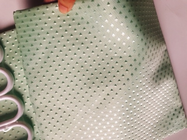 Rèm Phòng Tắm / Rèm Cửa Sổ XANH LÁ BI BÓNG 180cm X 180cm Loại 1( Ảnh + Video thật )