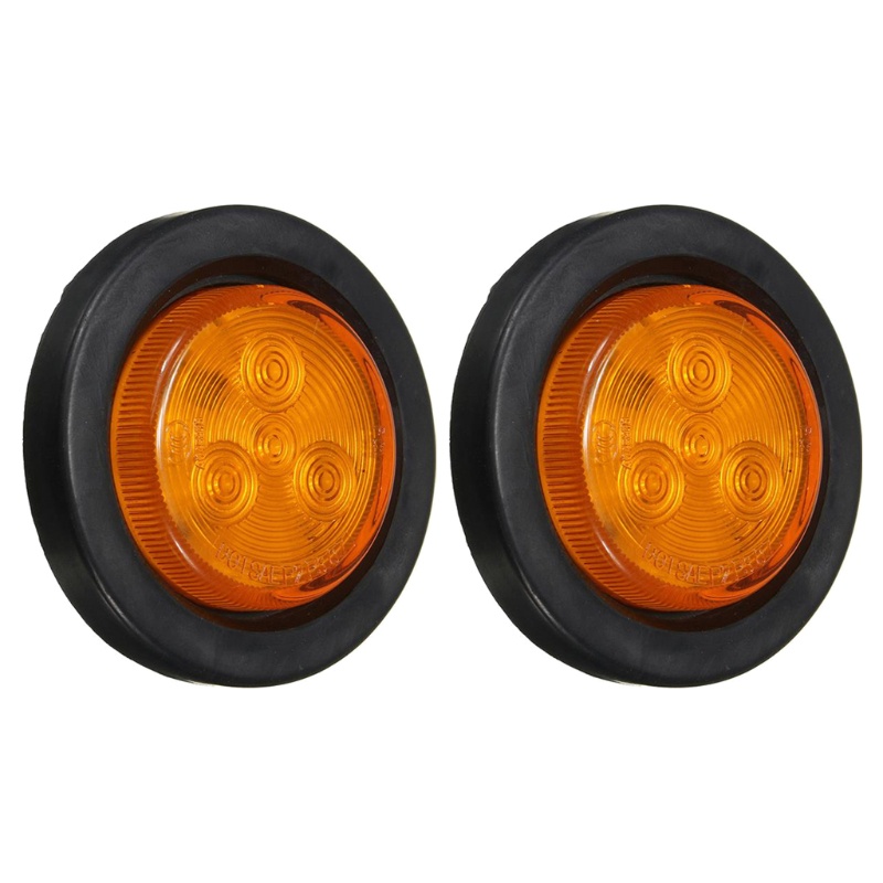 1 Đèn Led 4 Bóng Chống Nước Gắn Hông Xe Tải / Tàu Thuyền