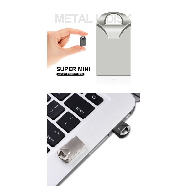 Super Mini Metal USB Flash Drive 4GB 8GB 16GB 32GB 64GB Pen Drive Flash Stick Pendrive | BigBuy360 - bigbuy360.vn