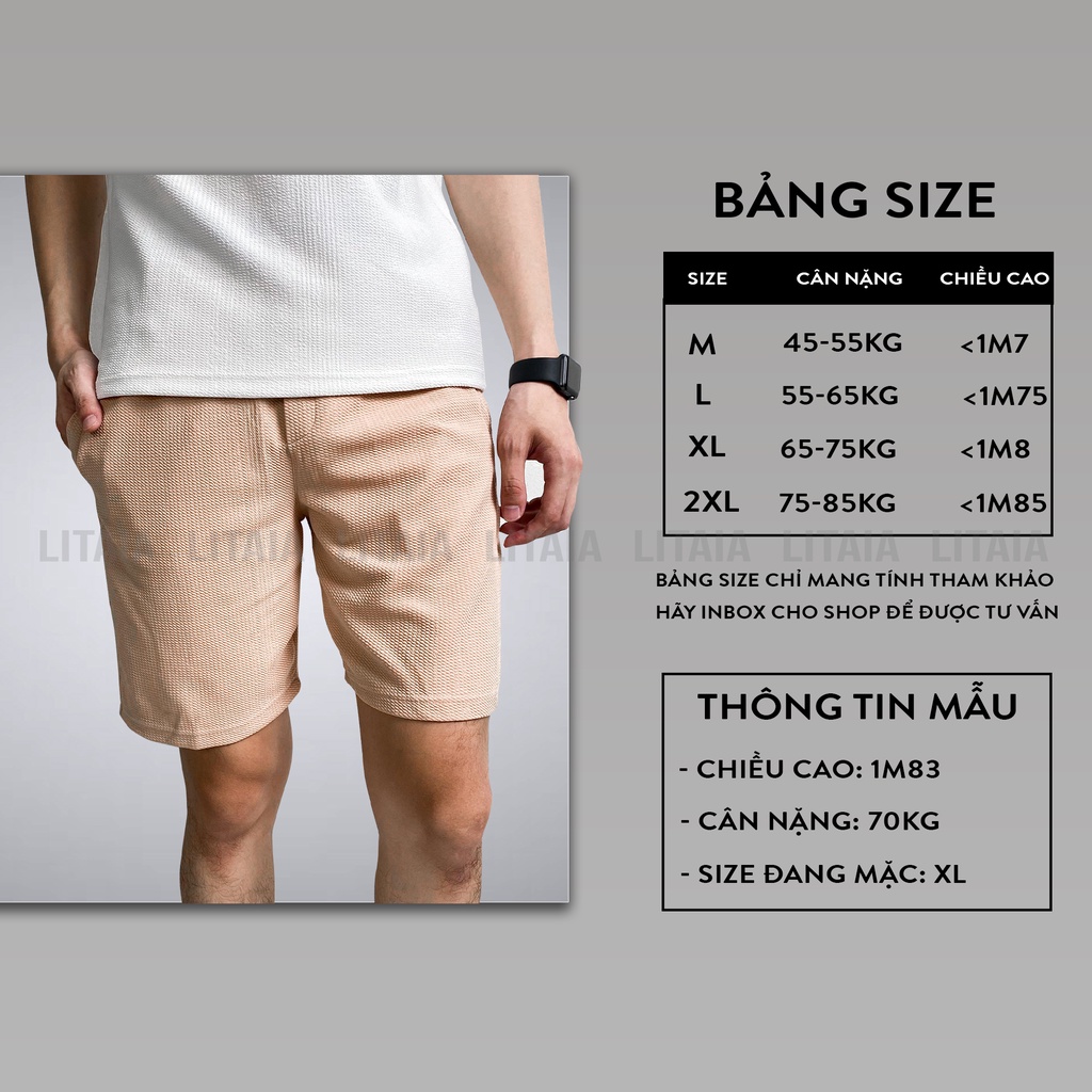 Quần short nam chất cotton xốp thoáng mát mặc nhà QUẦN BẮP