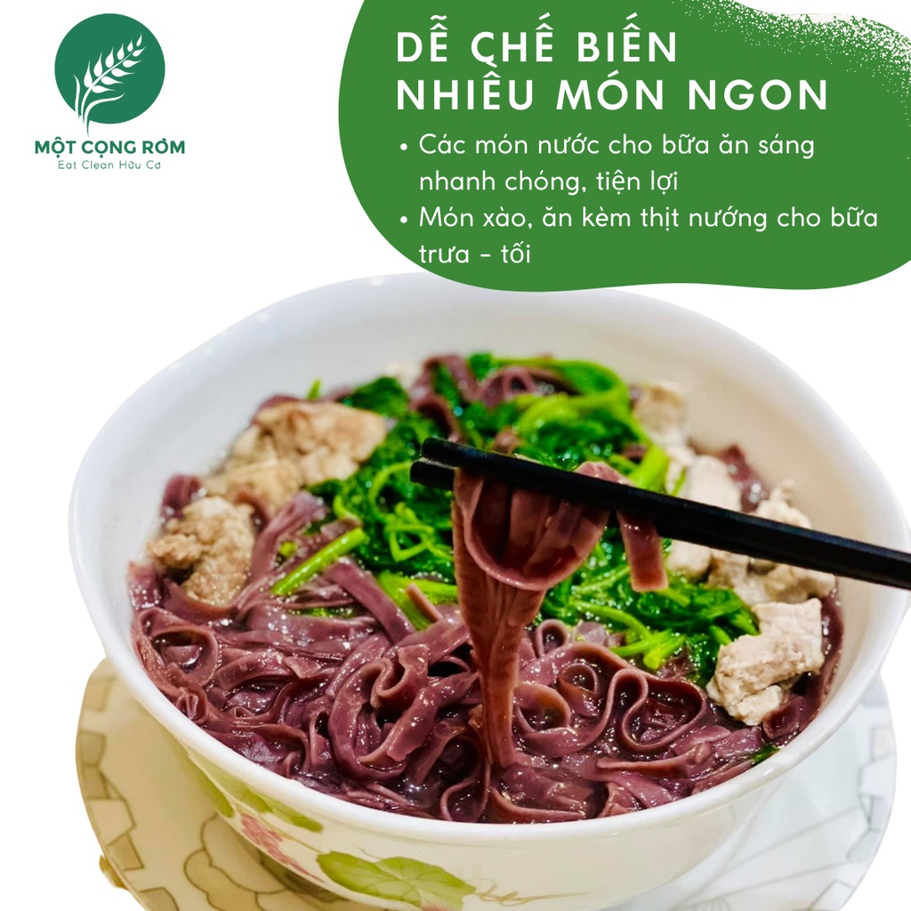 Phở gạo lứt Hoàng Minh 500gr phở gạo lứt đỏ giảm cân, ăn kiêng eat clean | Một Cọng Rơm