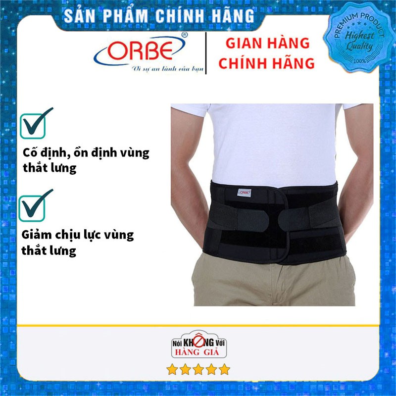 Đai thắt lưng ORBE H2 - Cố định, ổn định vùng thắt lưng